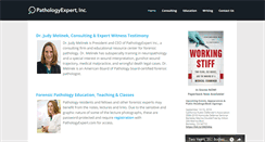Desktop Screenshot of pathologyexpert.com