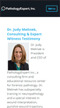 Mobile Screenshot of pathologyexpert.com